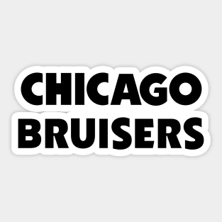 Defunct Chicago Bruisers Arena Football 1988 Sticker